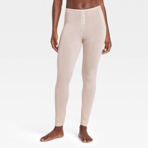 Women's Auden Ultra Thin Lounge Leggings Cream Medium
